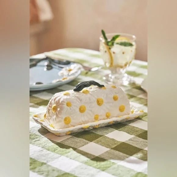 Anthropologie Foster Icon Stoneware Butter Dish - Picture 2 of 6